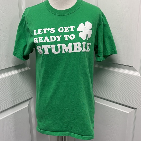 St. Patty’s Day Let’s Get Ready To Stumble Tee Shirt Small - Picture 1 of 8